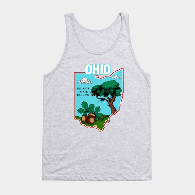 Ohio and vintage Tank Top by My Happy-Design